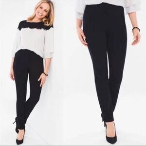 So Slimming® 360 Juliet Full Length Pants-Size 12- Navy Blue